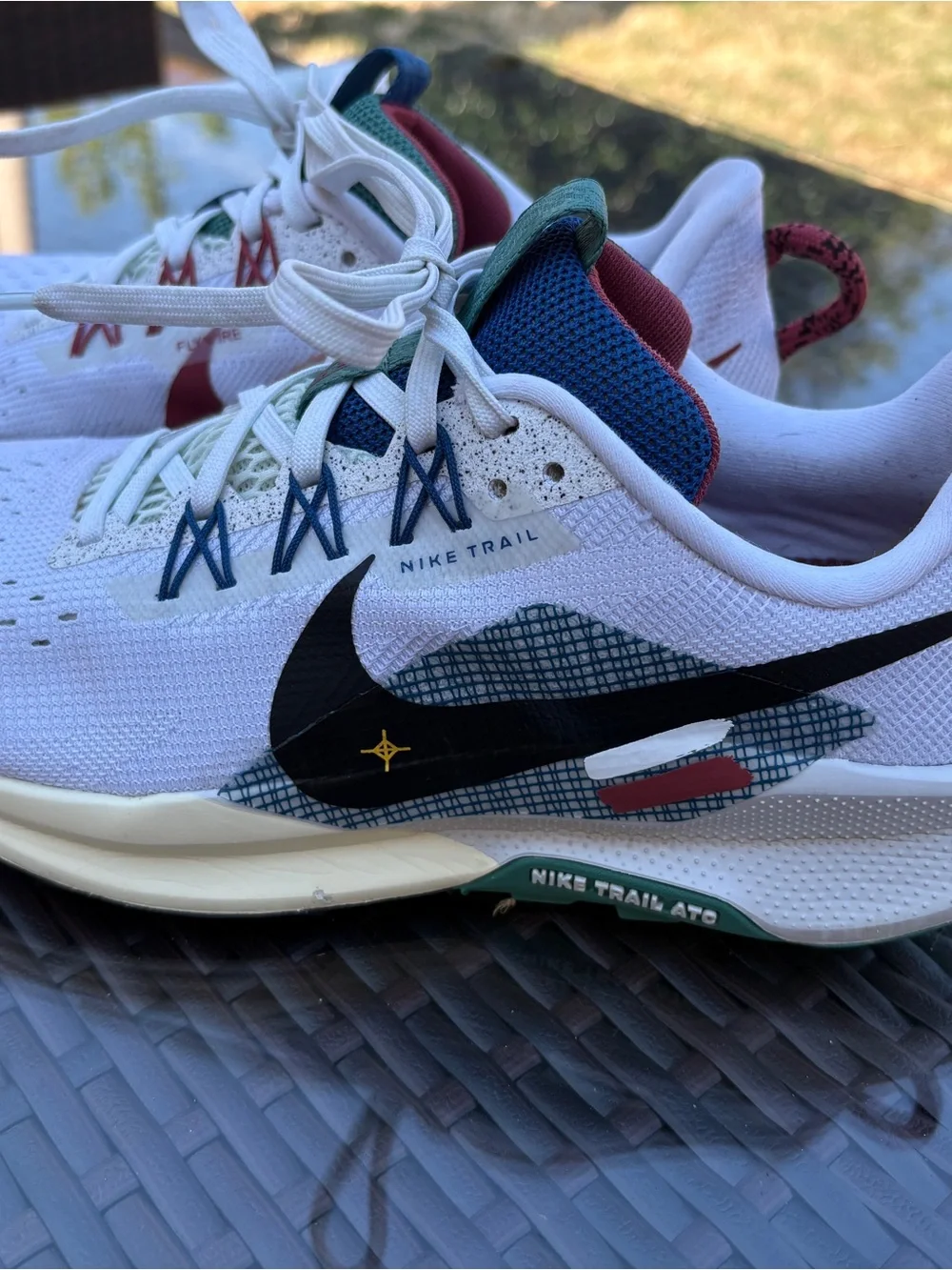 Nike Pegasus Trail 5 Reactx running shoes - court blue cedar colorway